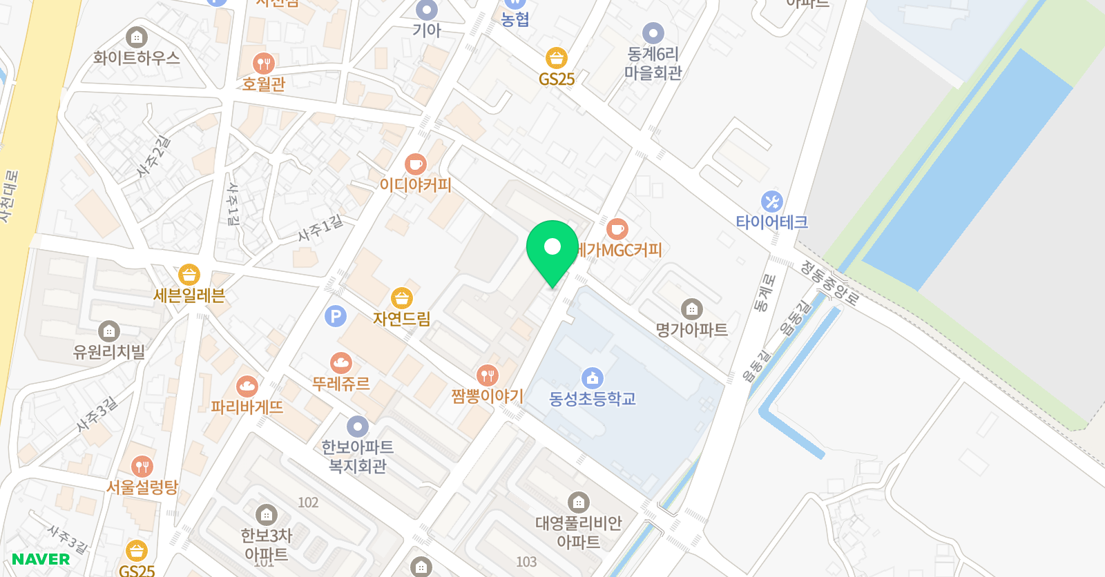 늘품 국어논술전문학원 위치