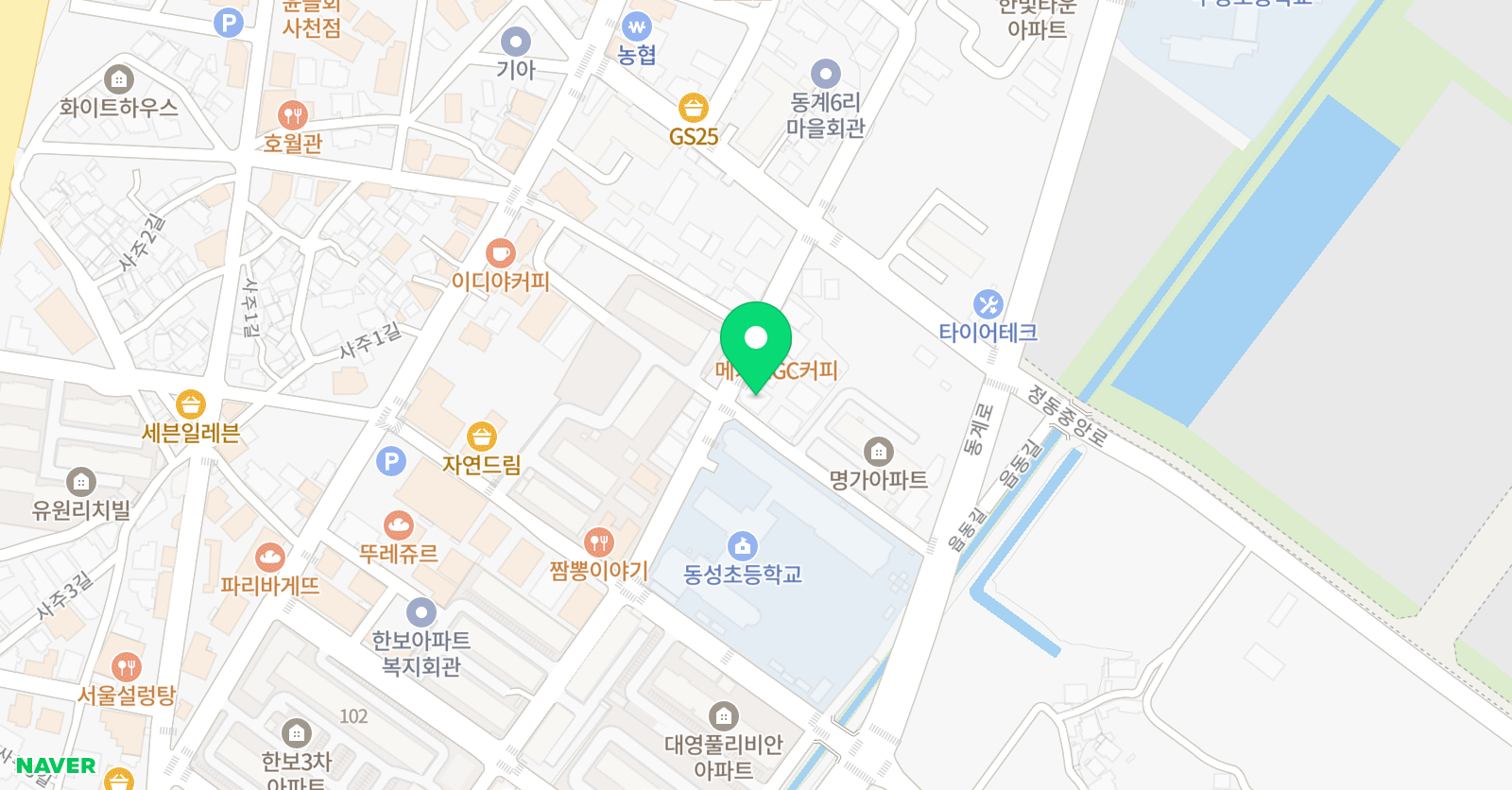킴스팅글리쉬 위치