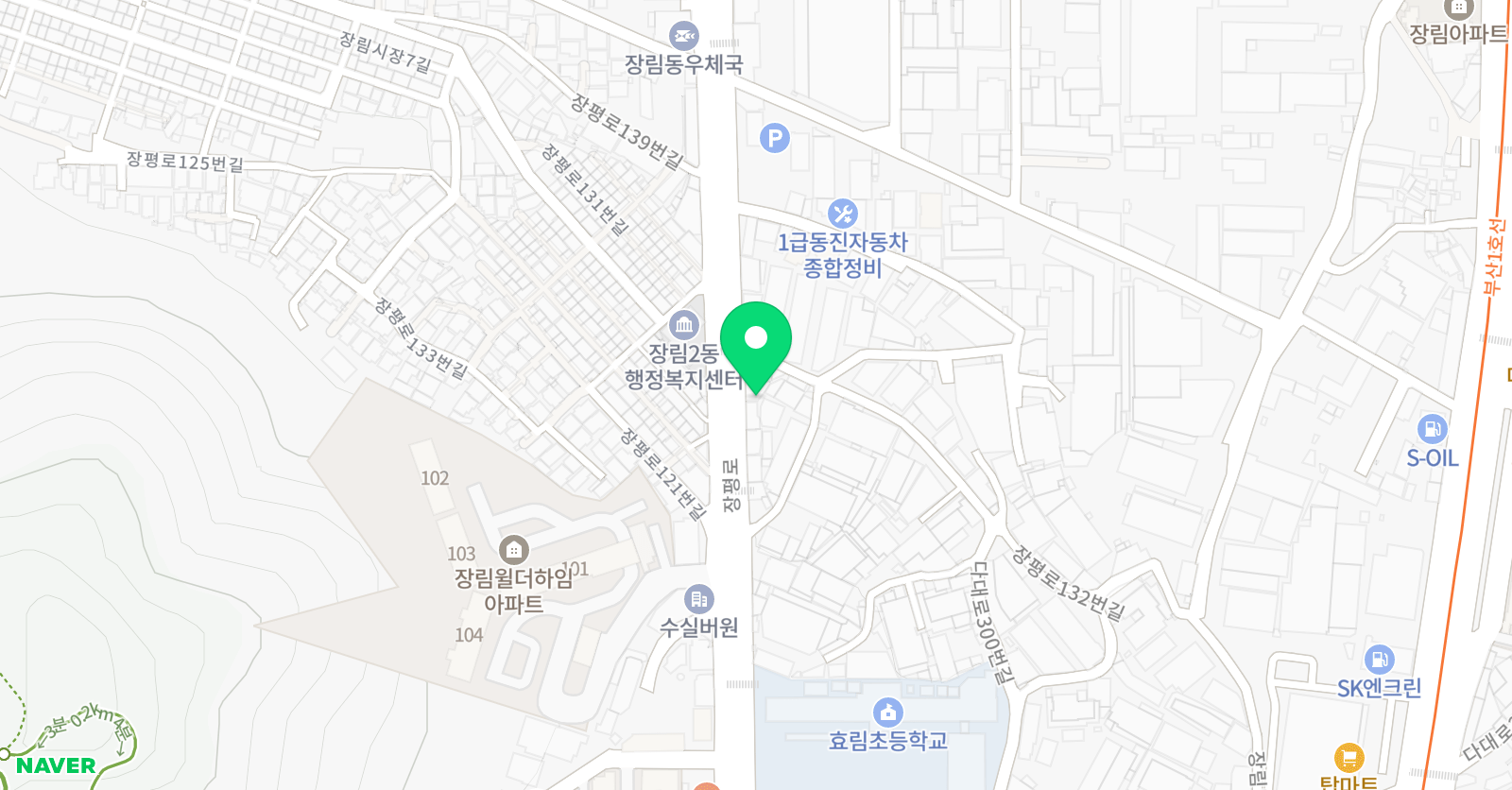 그림아트스튜디오 미술교습소 장림원 위치