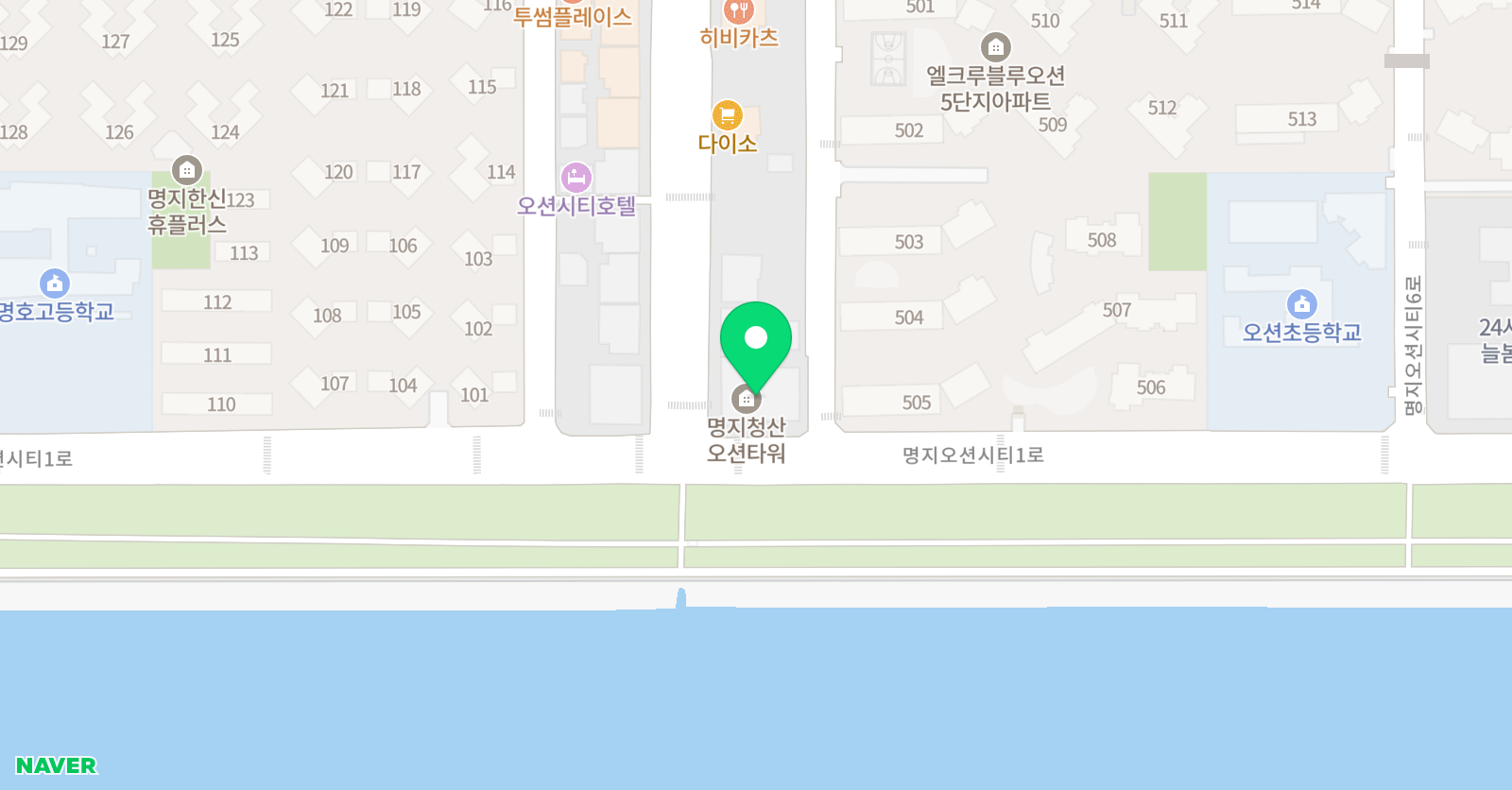 링키 영어 엘크루오션시티점 위치
