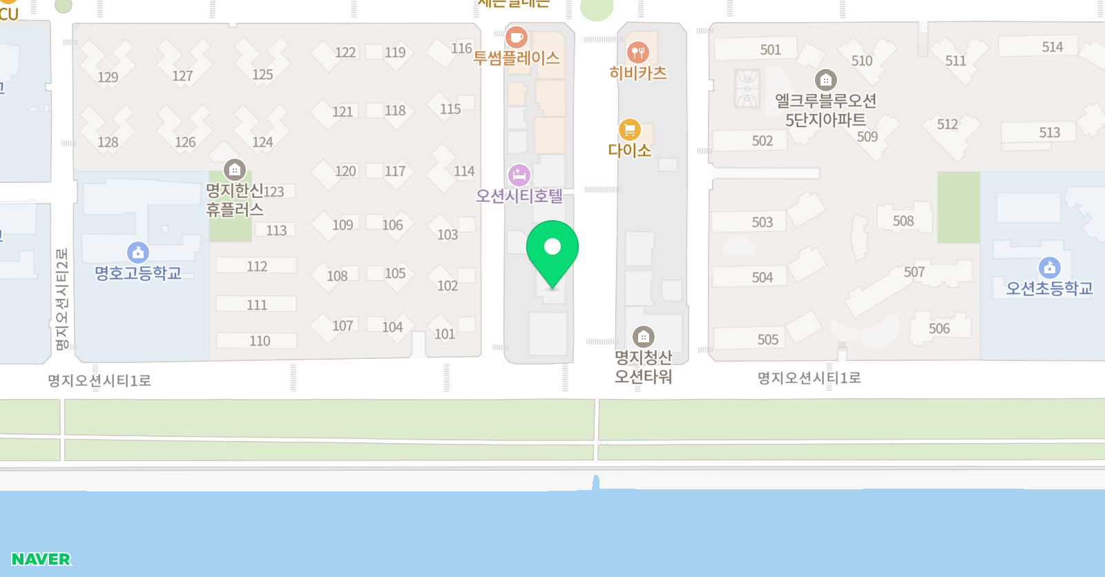 선라이즈 태권도 위치