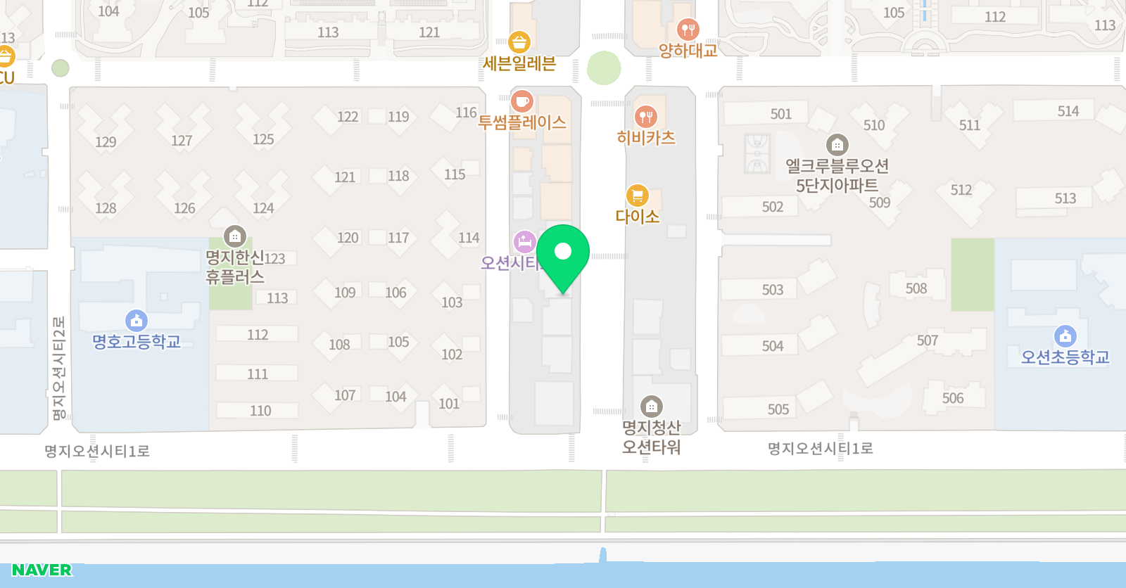 명지줄넘기 세상 위치