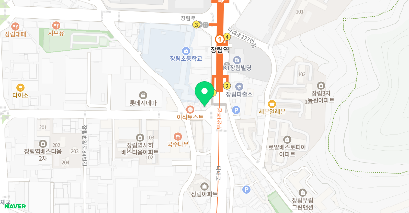 비전영어앤스피치학원 위치