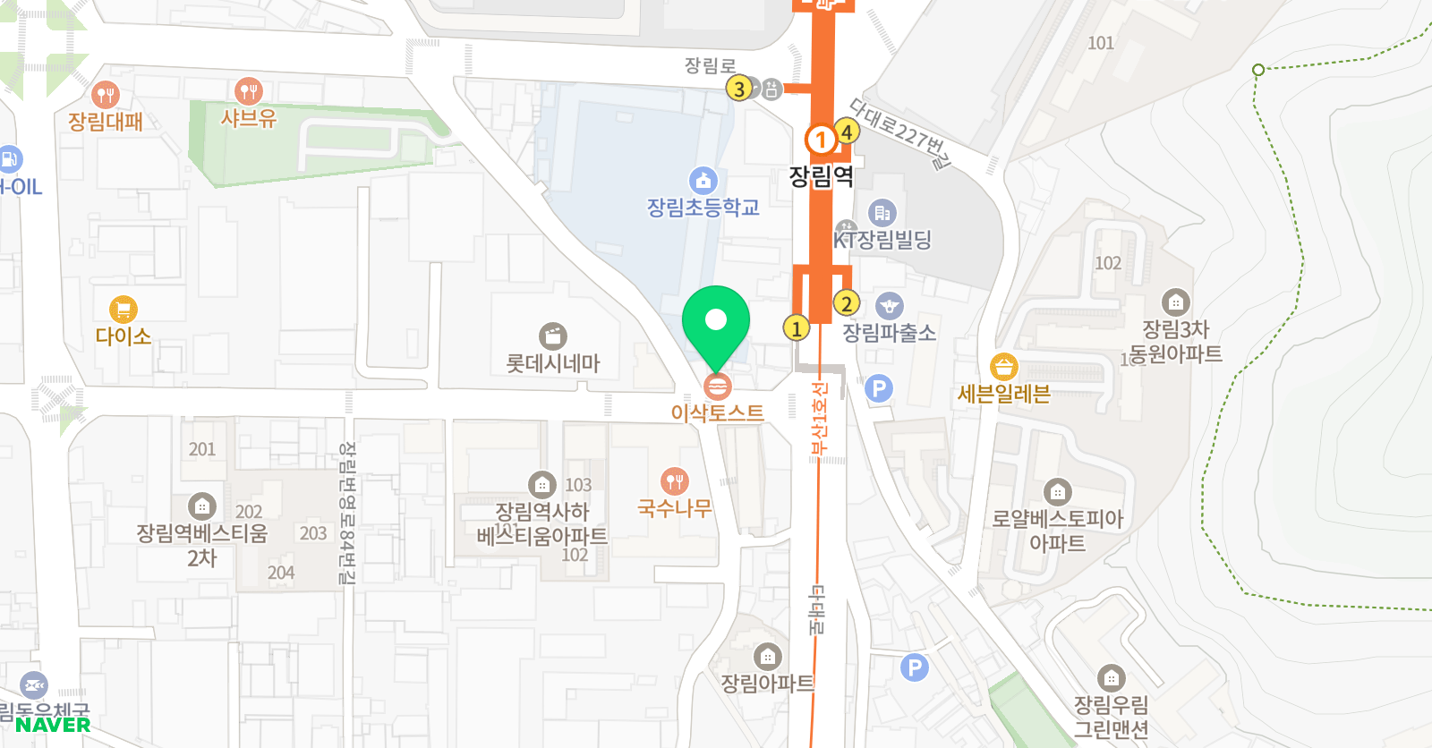 더톡톡 논술학원 위치
