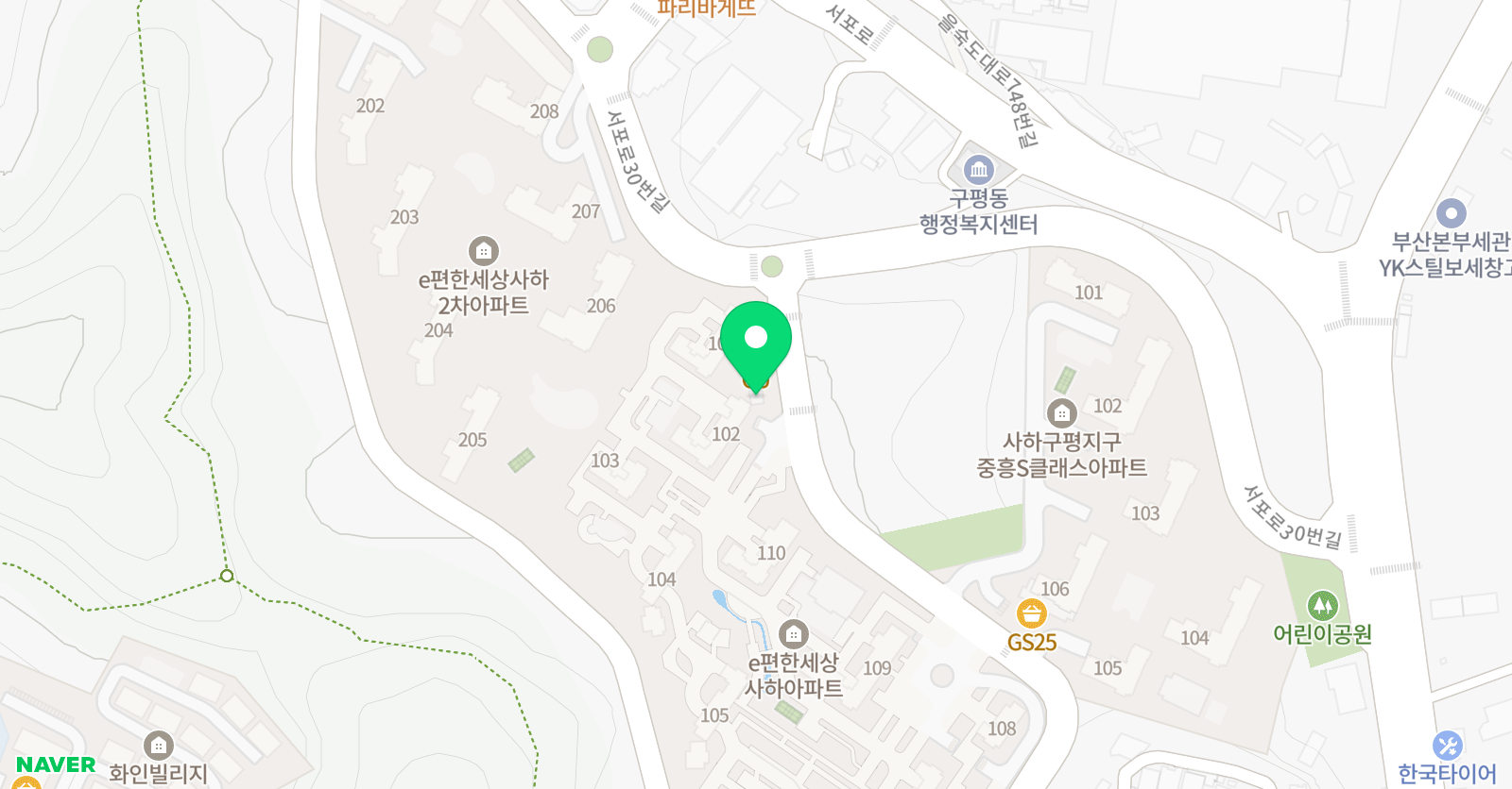 미래엔 영어 구평점 위치