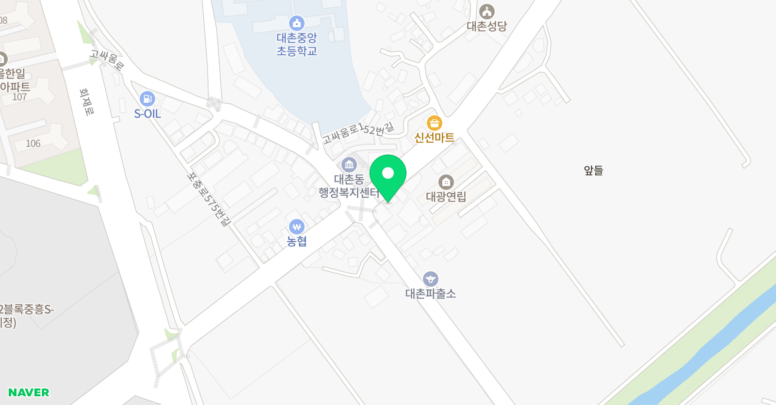 프리미어 영어학원 위치