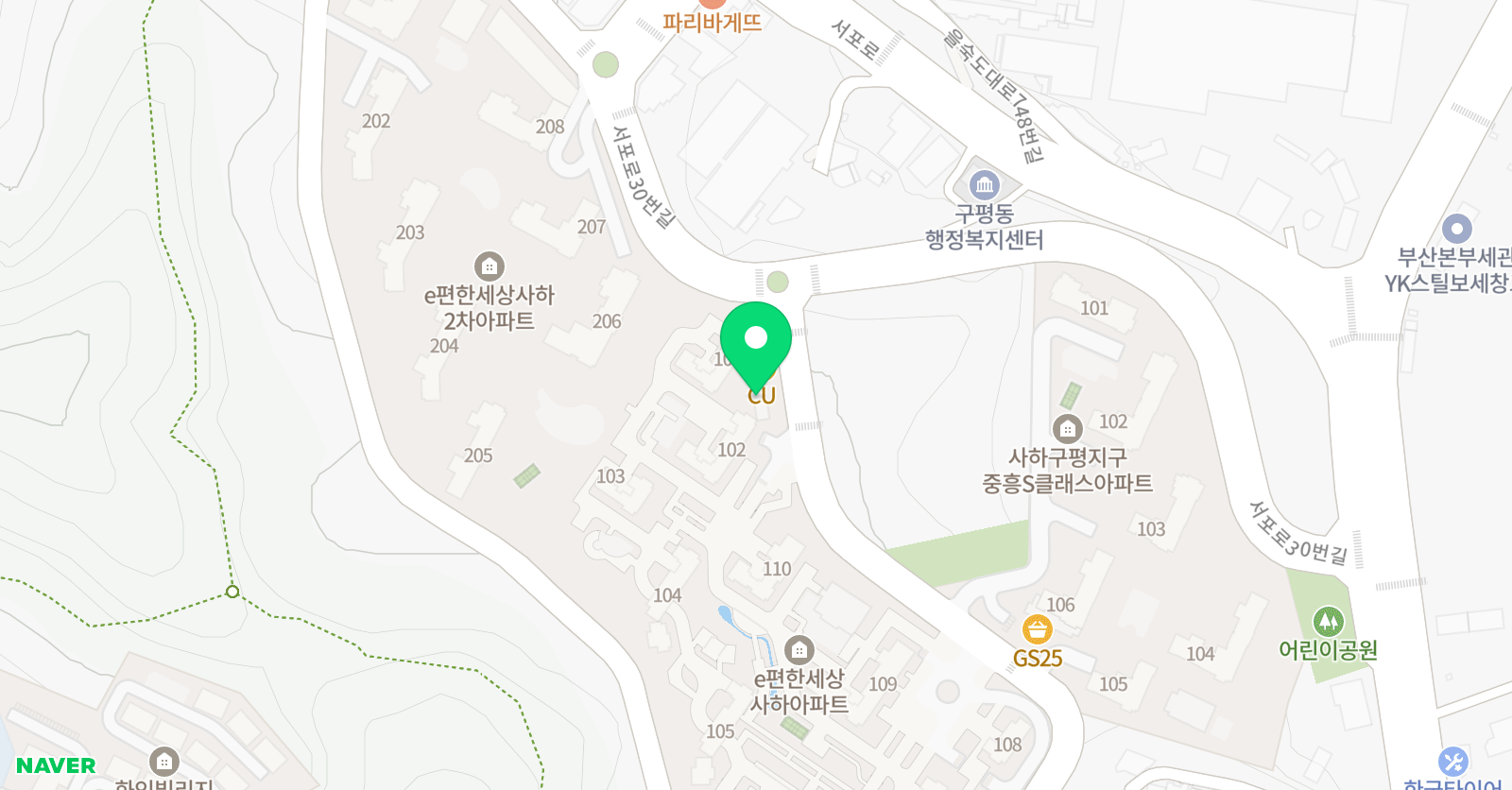 미래엔 수학구평수학교습소 위치