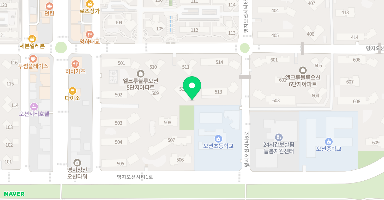 다올 수학교습소 위치