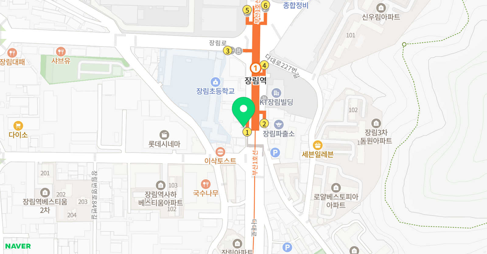J 스포츠스쿨 사하점 위치