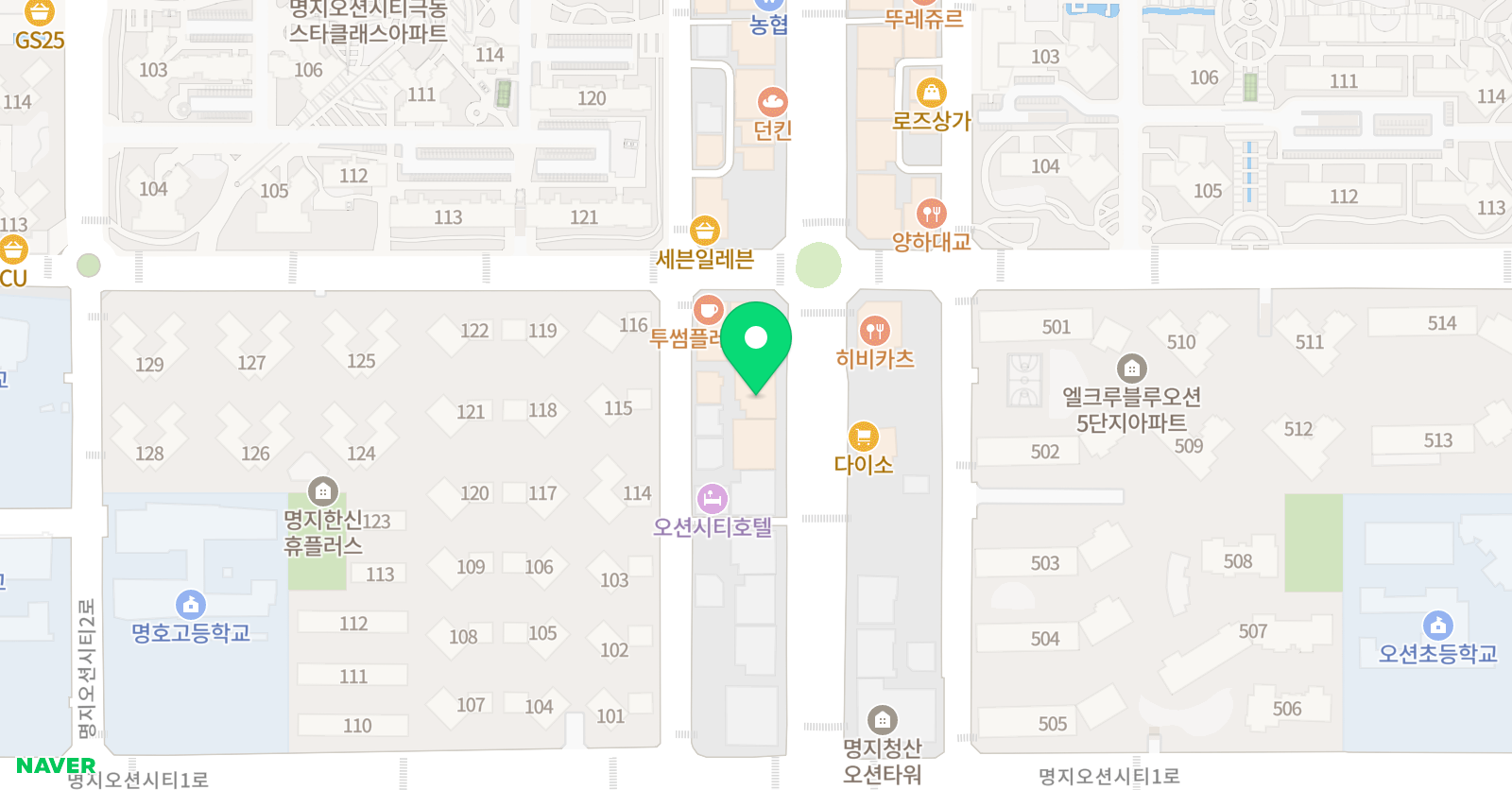 스카이 영어전문학원 위치