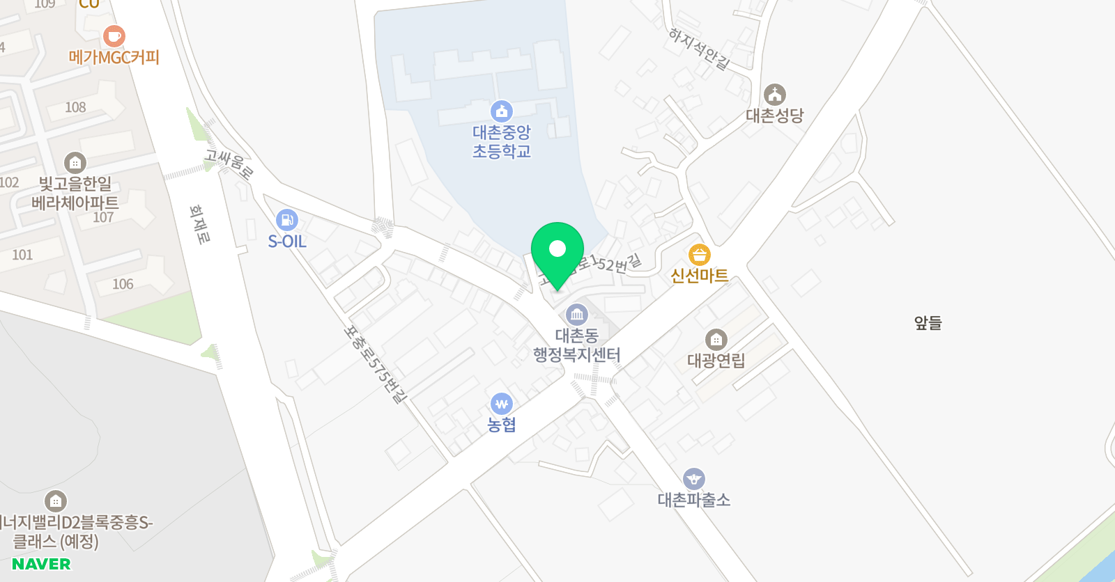 대촌 음악학원 위치