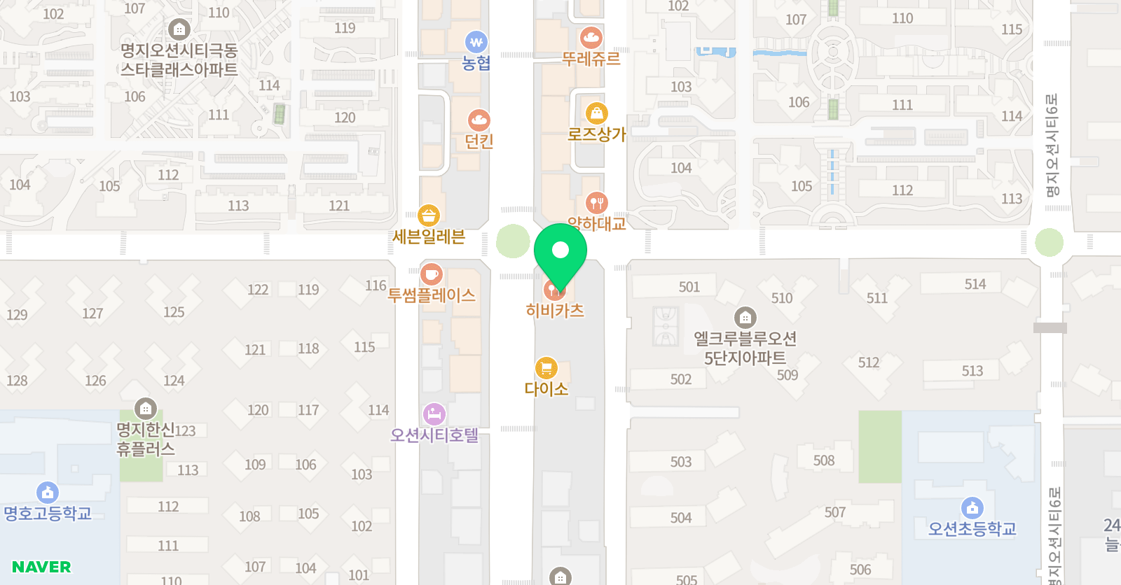 3030영어진심 영수학원 위치