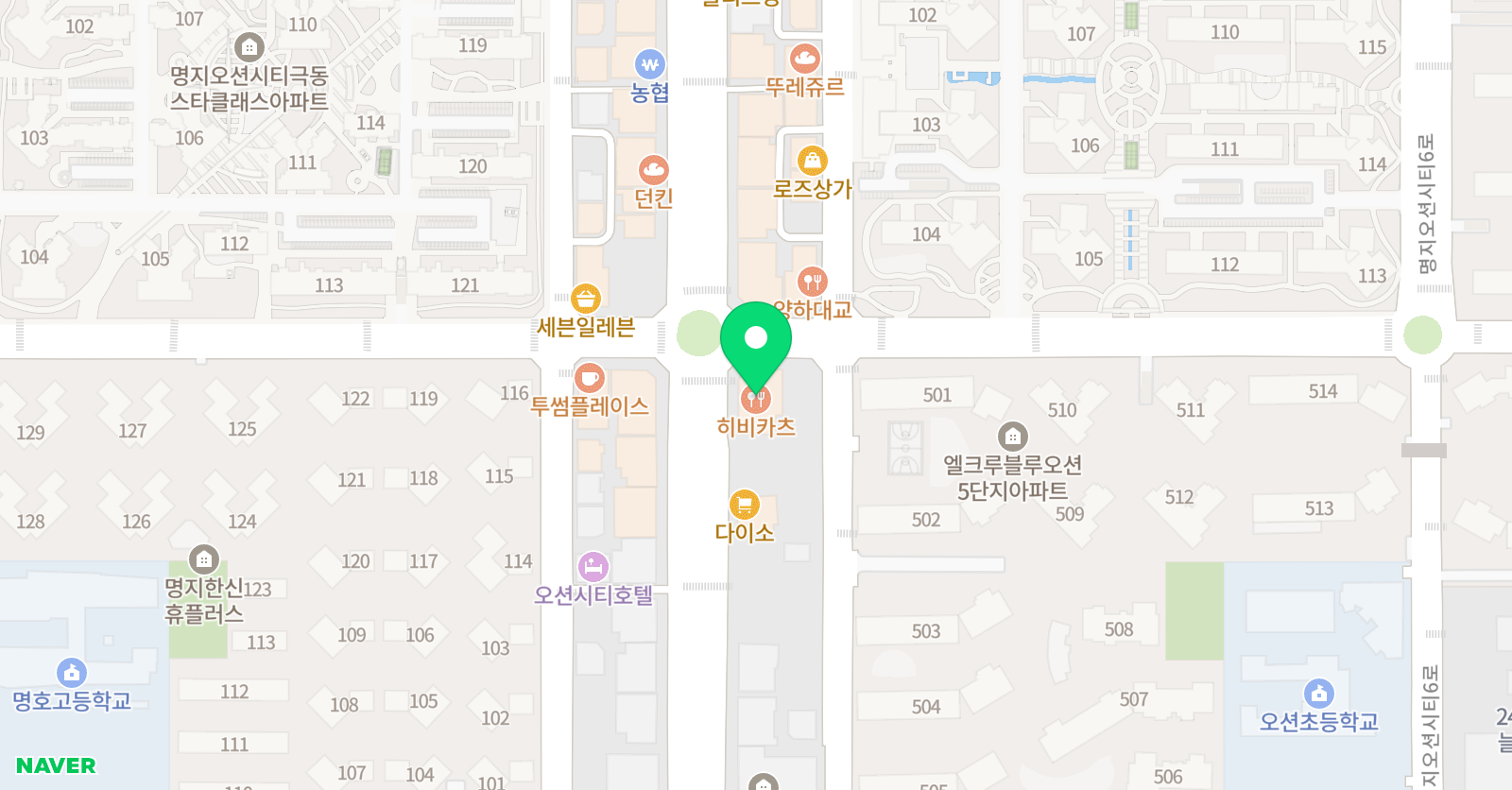 글다인 국어논술학원 위치