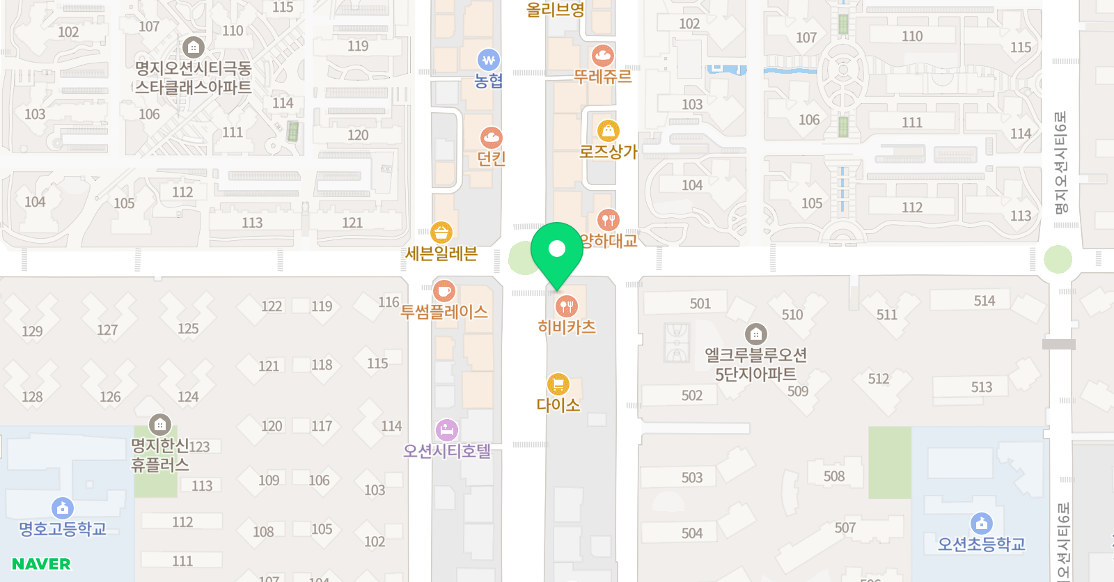 썸머스쿨 영어학원 위치