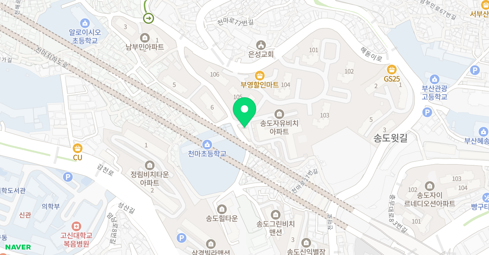 다원 단과학원 위치