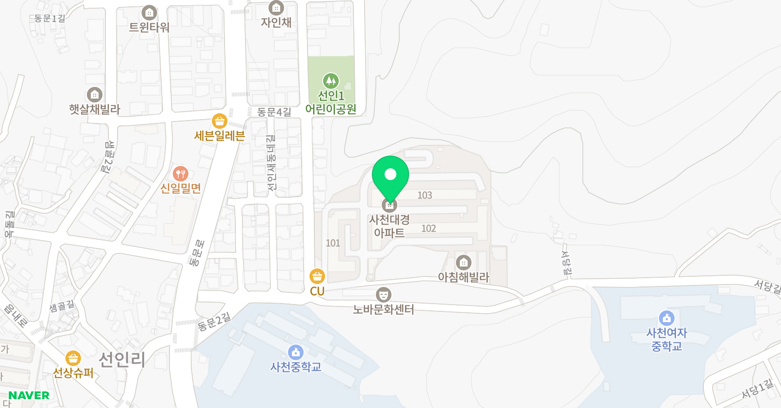 터칭 학원 위치