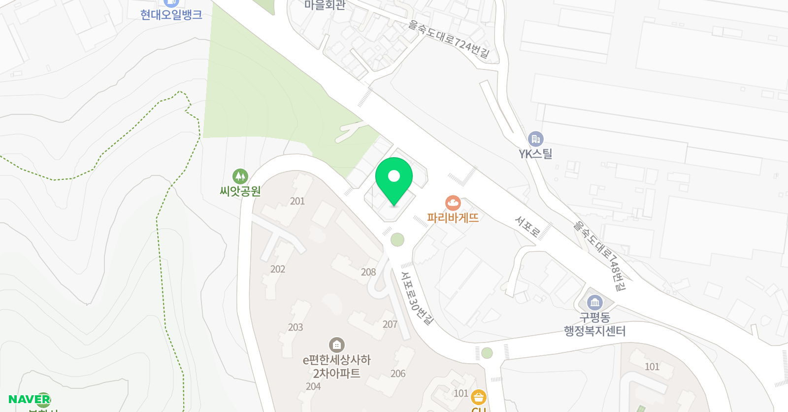 글로리 미술학원 위치