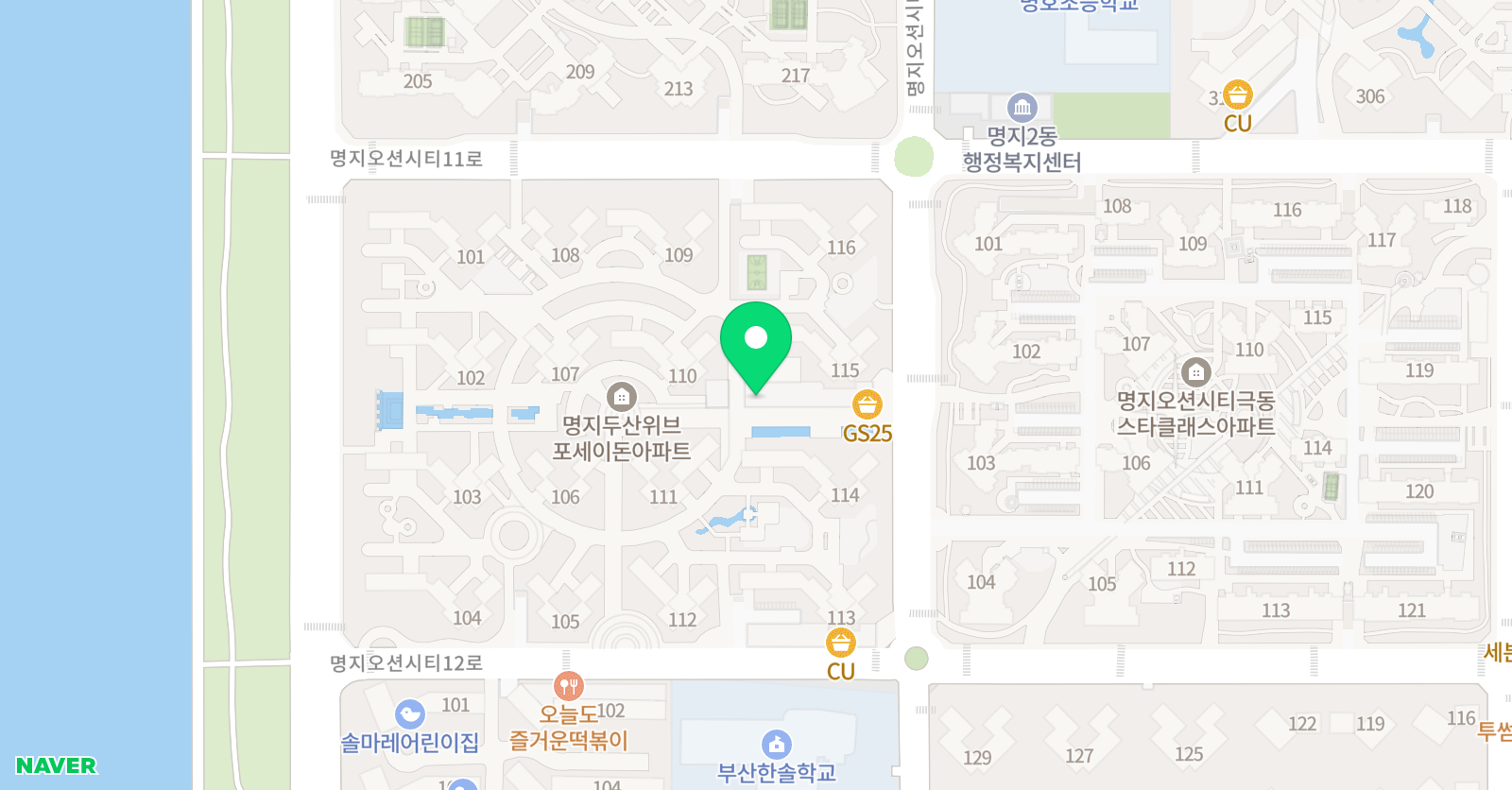 잉글리시아이 명지두산점 위치