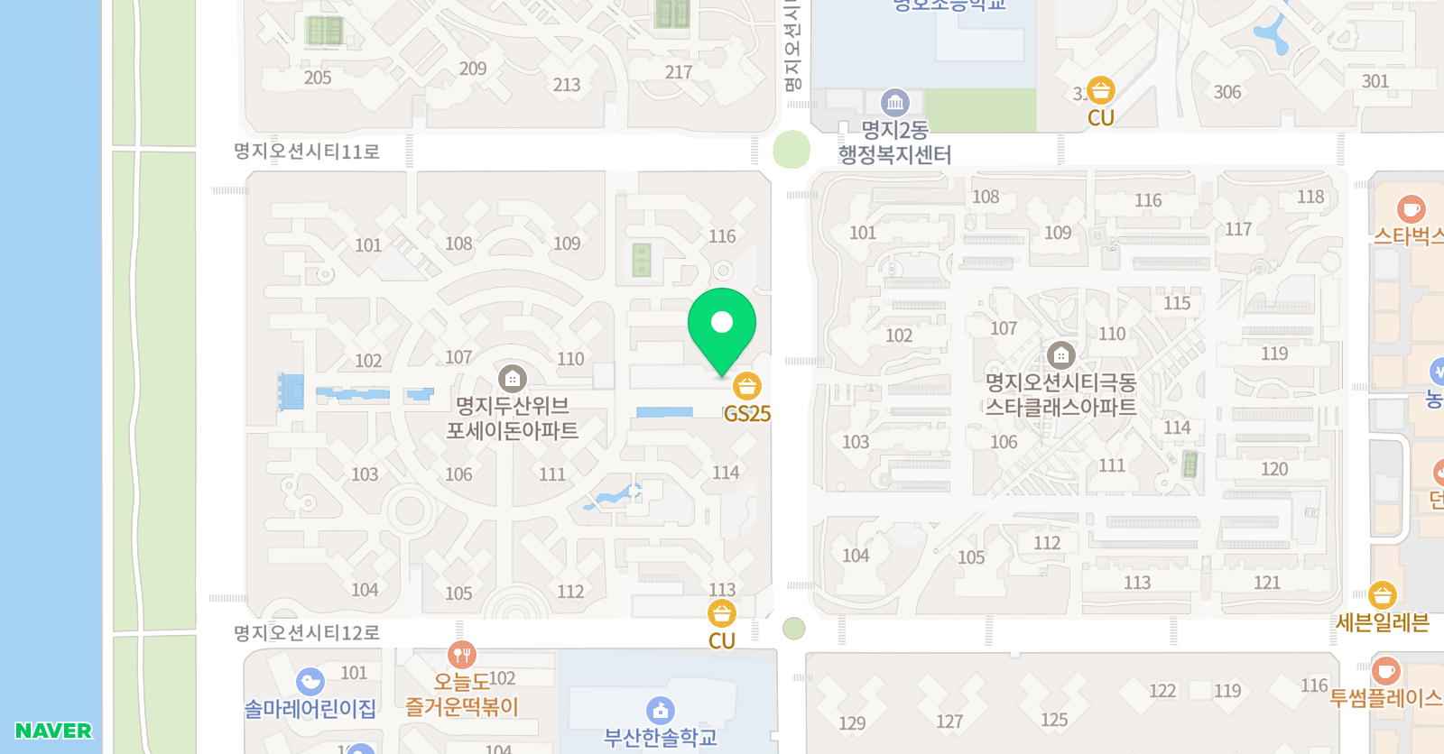 소리숲 음악학원 위치