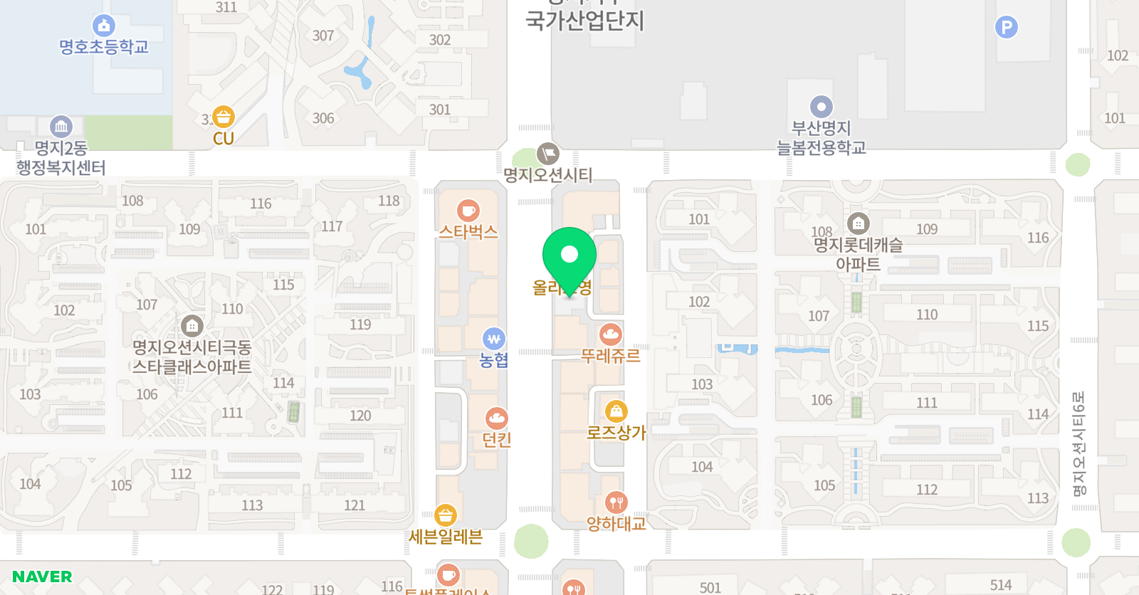 엠제이 수학학원 위치