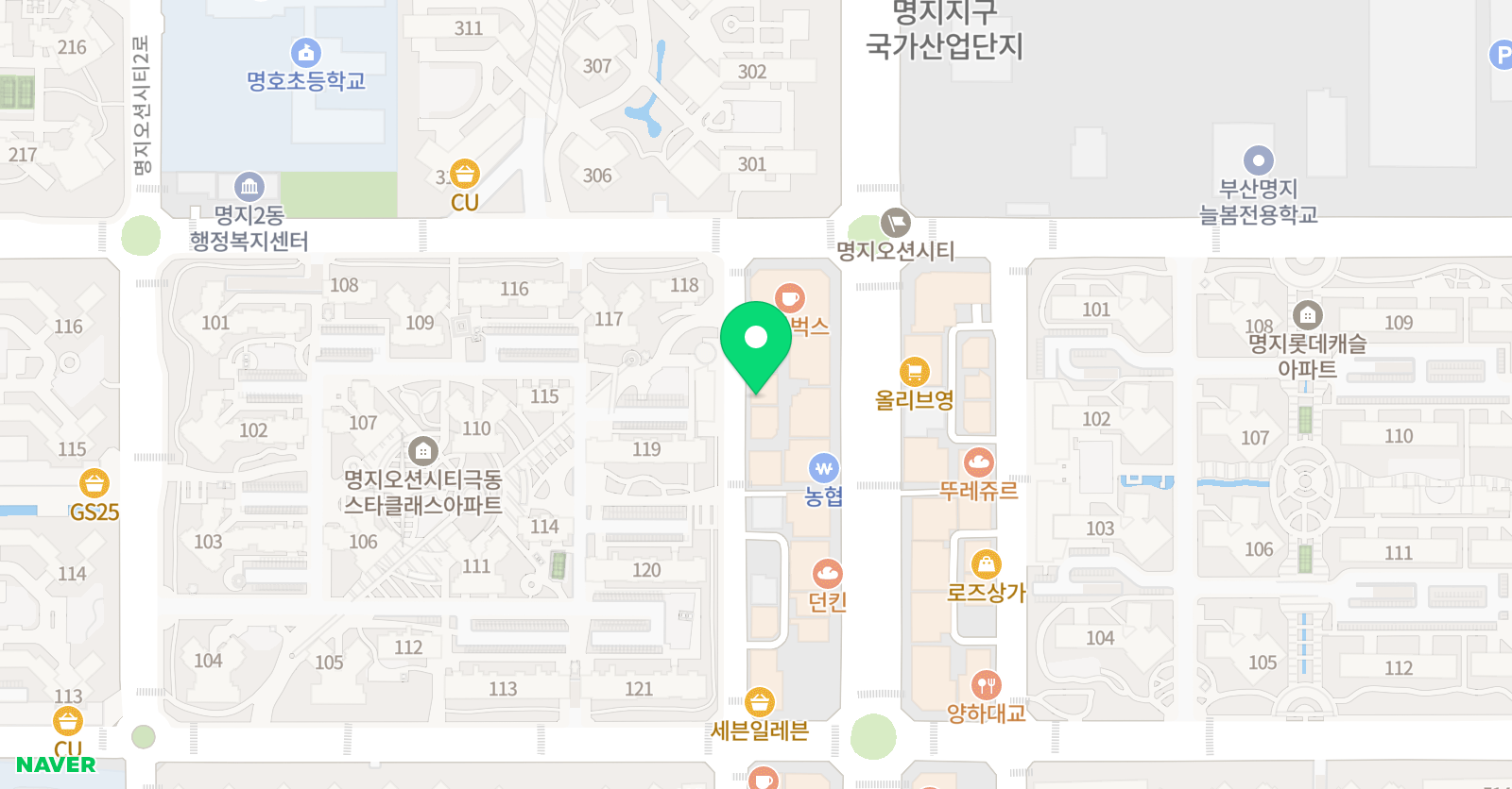 로뎀나무 음악학원 위치