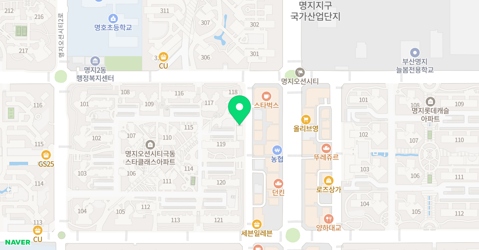 라온 수학 위치