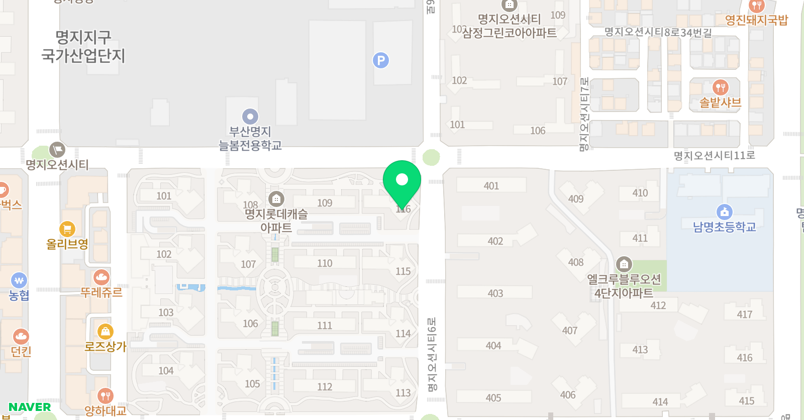 넘버윤 수학공부방 위치