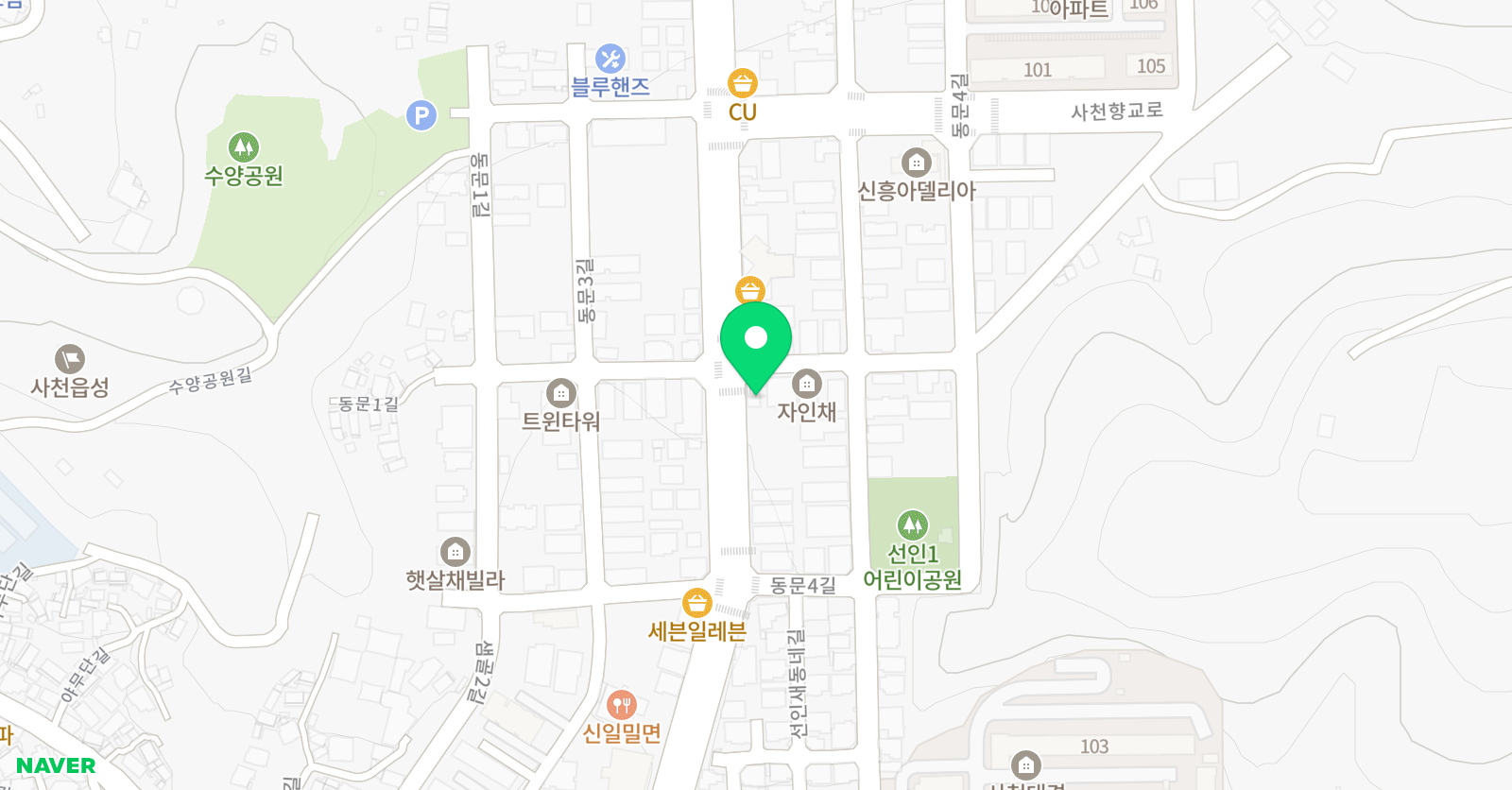 정통 국어학원 위치