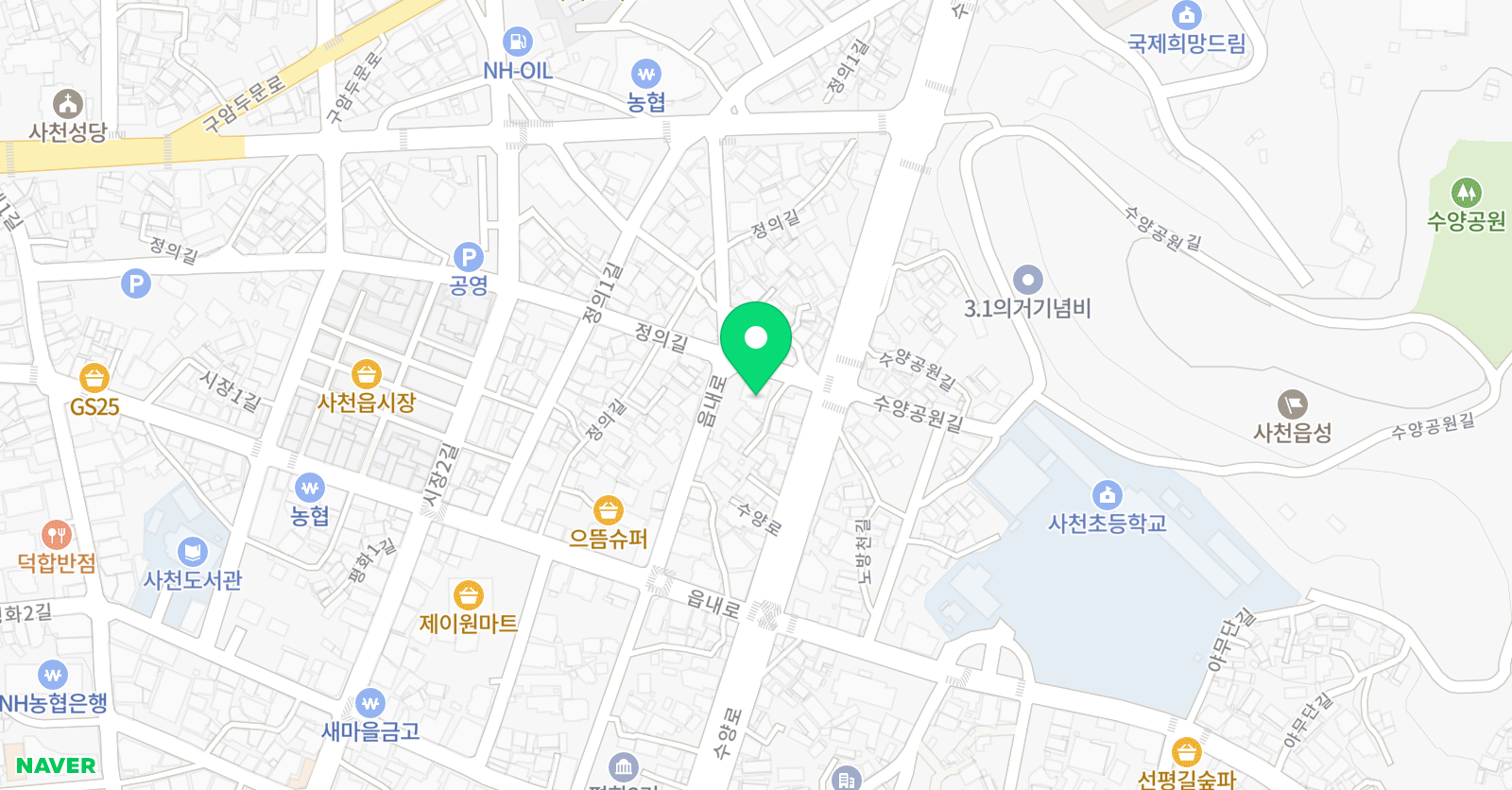 생각의숲 논술학원 위치