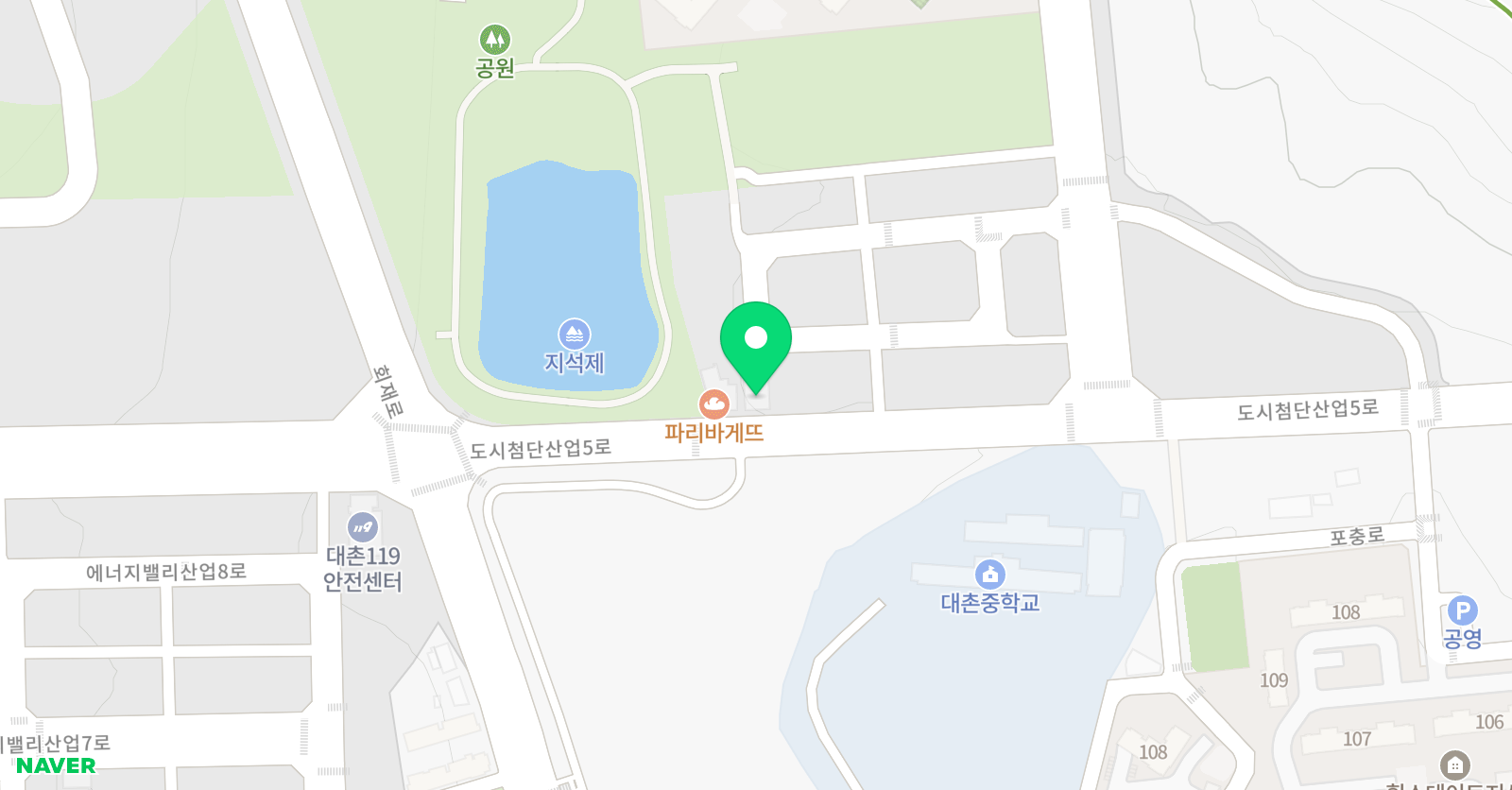 뮤엠 영어 뮤엠폴리오 대촌중앙학원 위치