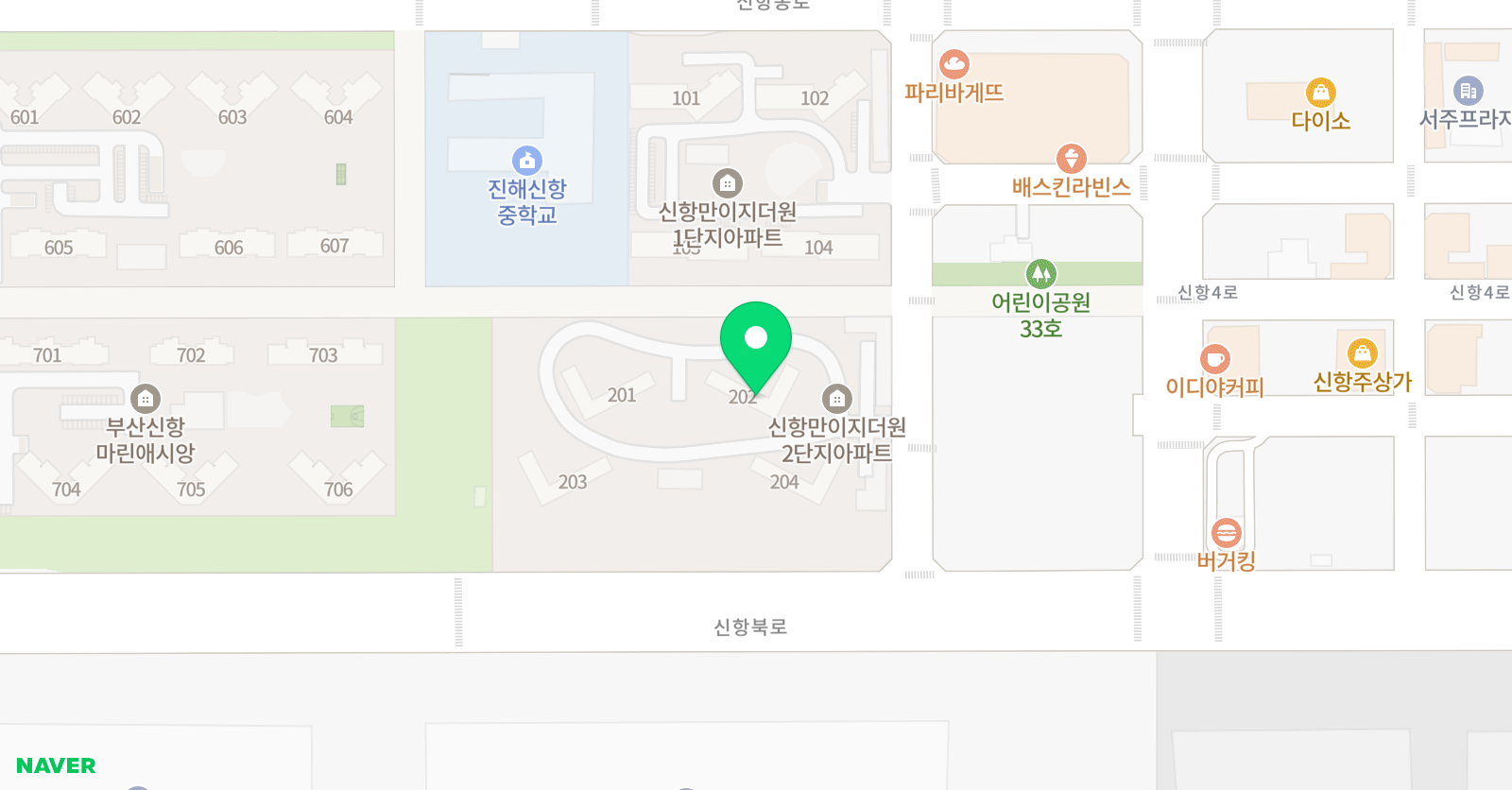 삼성영어 신항이지더원 학습관 위치