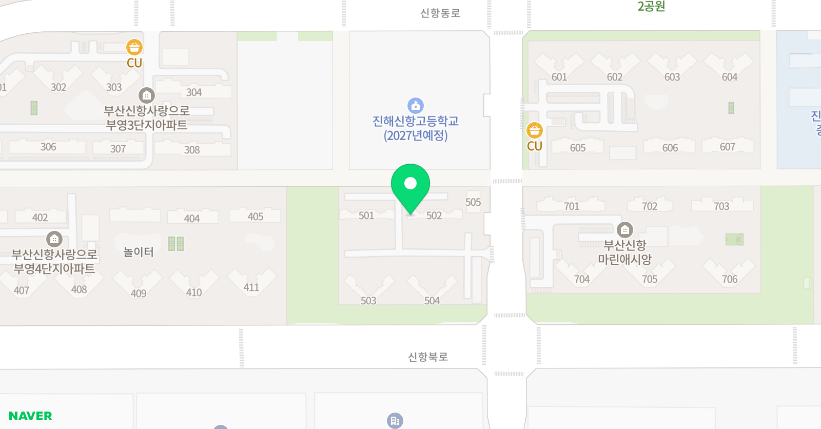 기탄 사고력교실 신항부영5단지점 위치