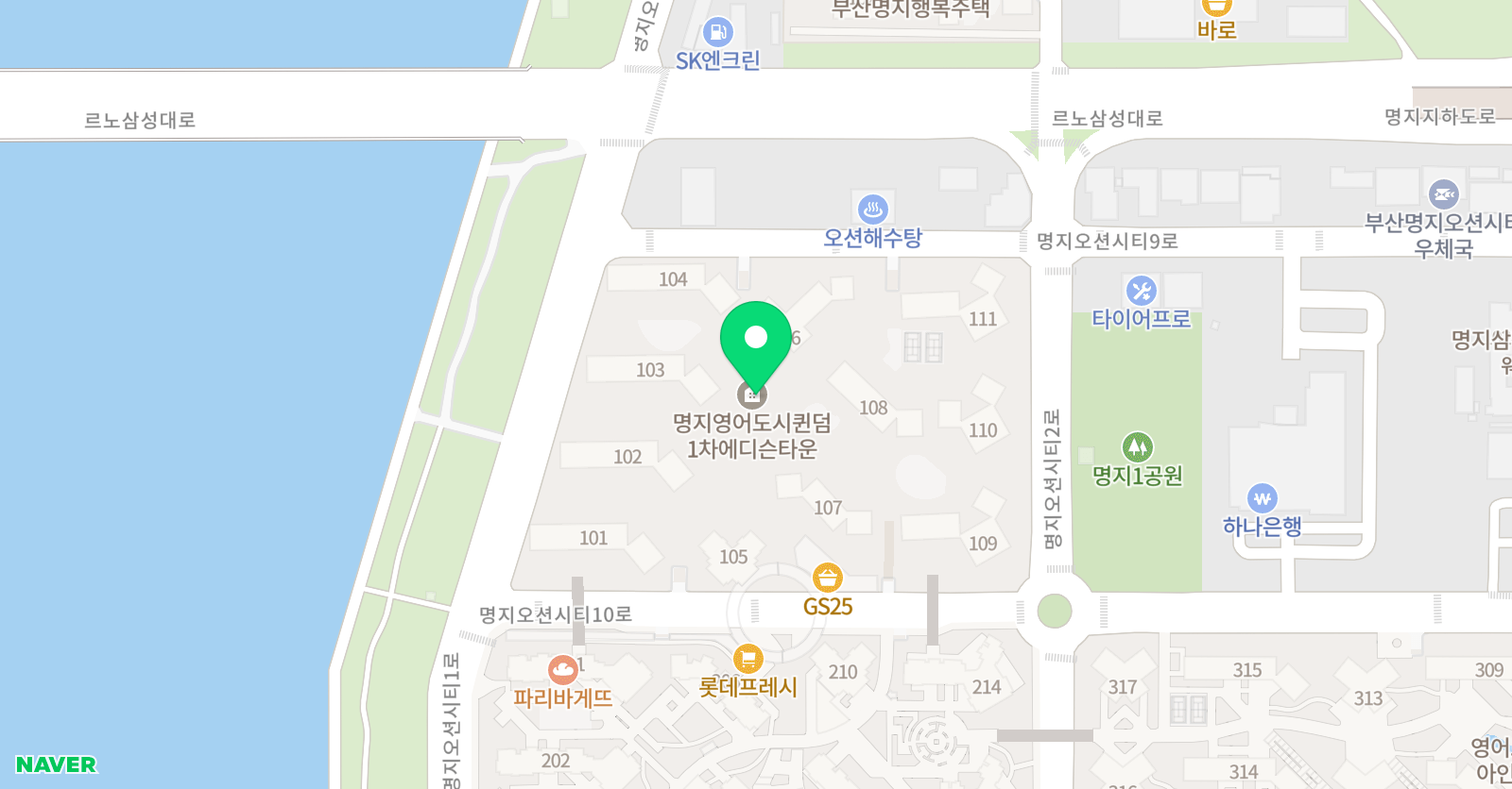 박샘의 수학교실 위치
