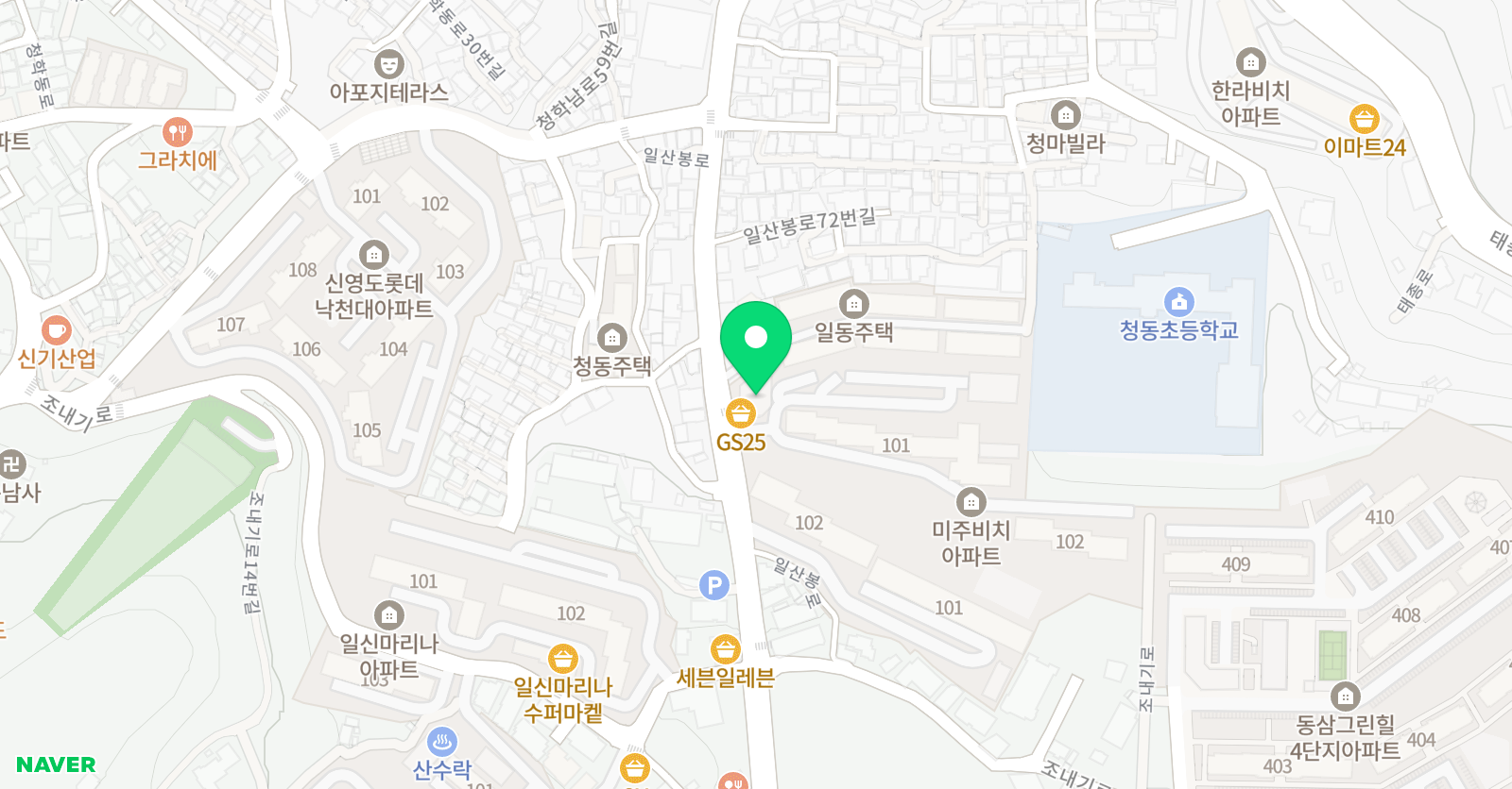 아트와락 미술교습소 위치
