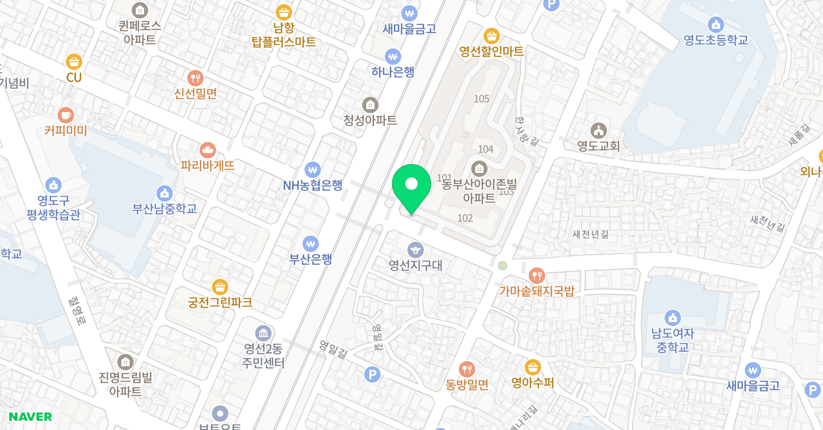 중앙 수학 위치