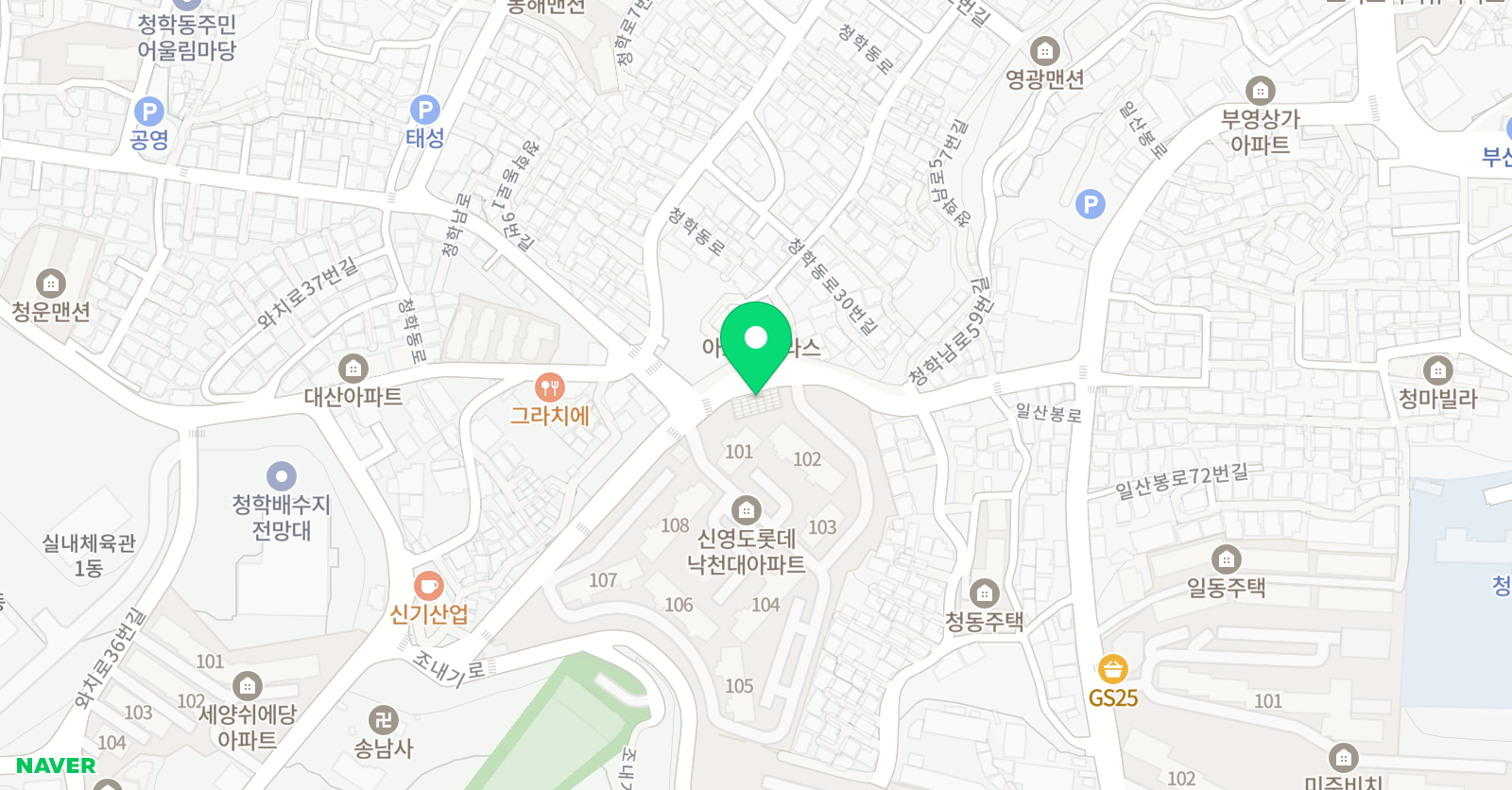 태웅3 태권도 위치