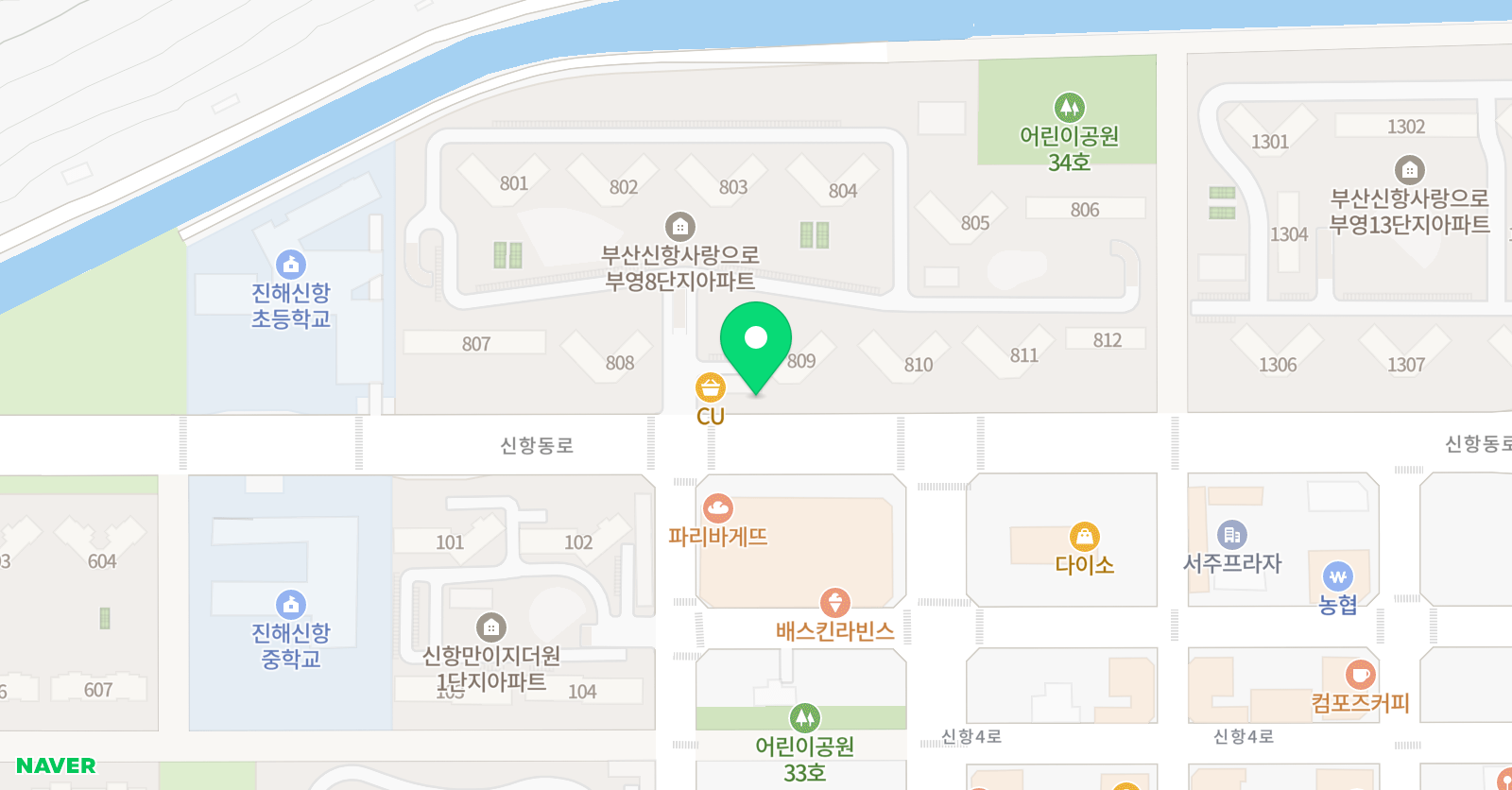 한국체대청림 태권도장 위치