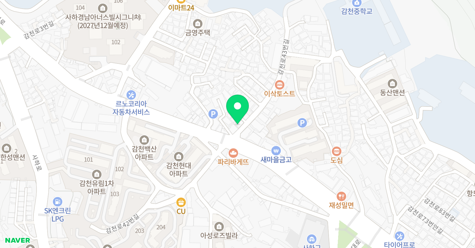 다올 영어학원 위치