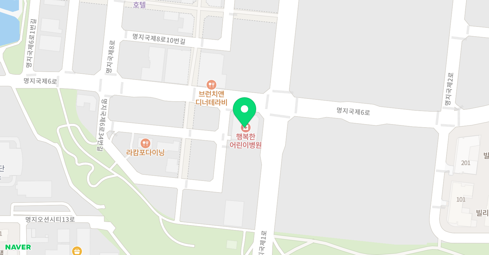 명지 폴리어학원 위치