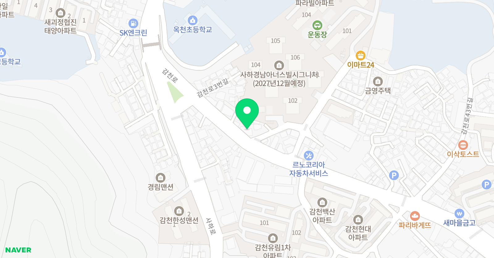 선과색 미술학원 위치