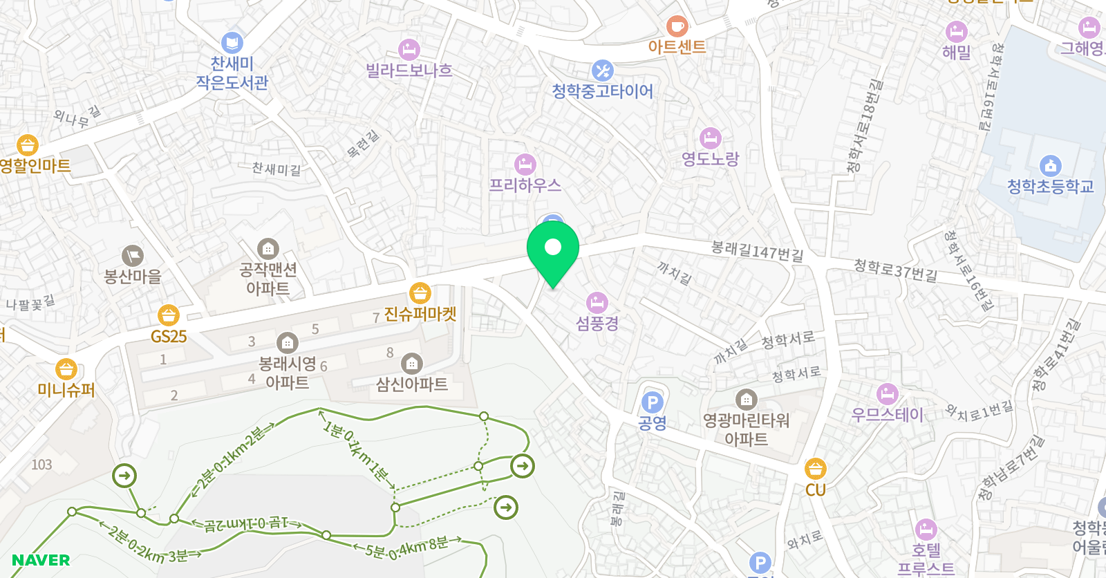 비둘기 미술학원 위치