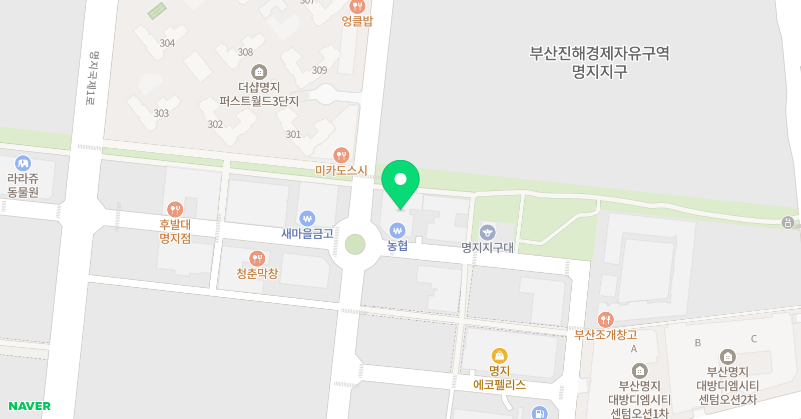 클랑더샵 음악학원 위치