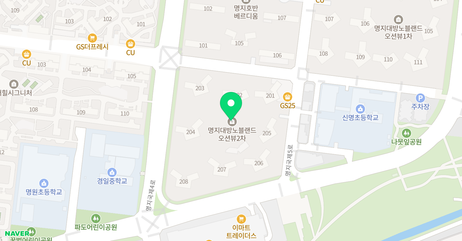 꿈을키우는수학나무 위치