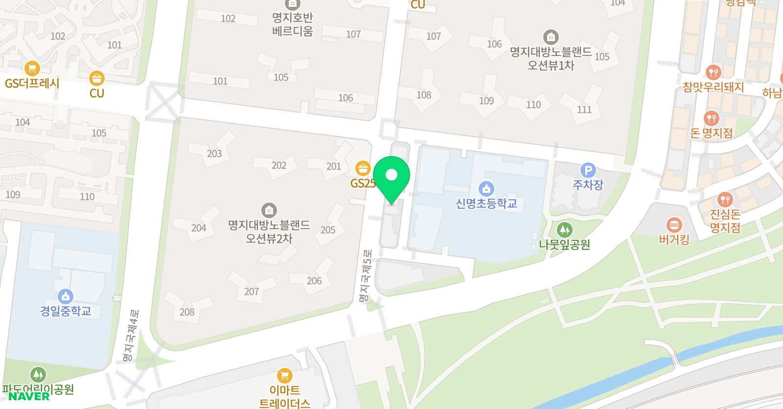 점핑키즈 줄넘기 클럽 위치