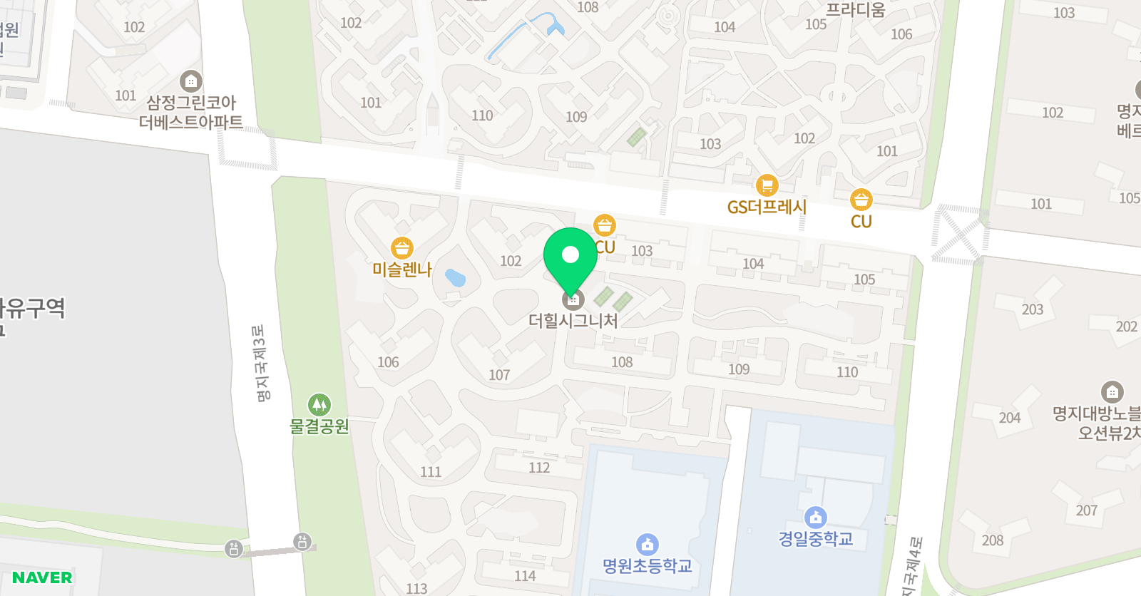빛나는 수학 위치