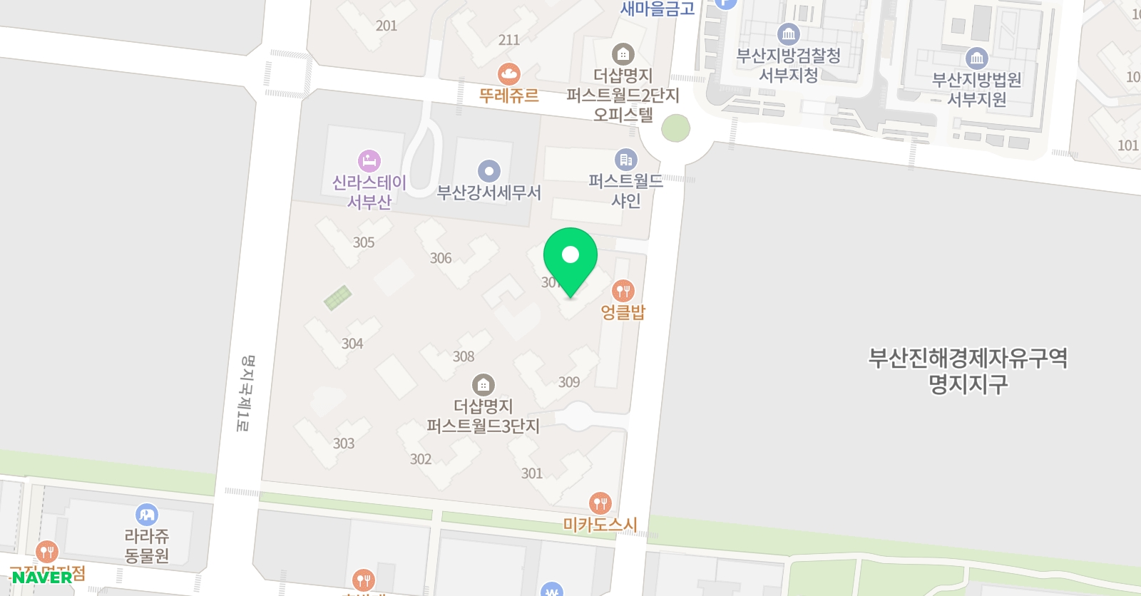 아소비 국제7점 부산 위치