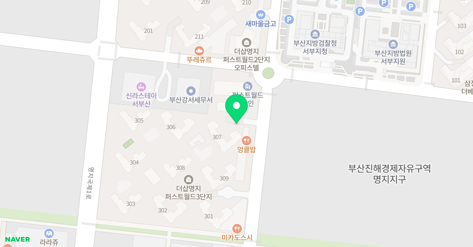 윤선생우리집앞 영어교실 더샵명지영어교습소 위치