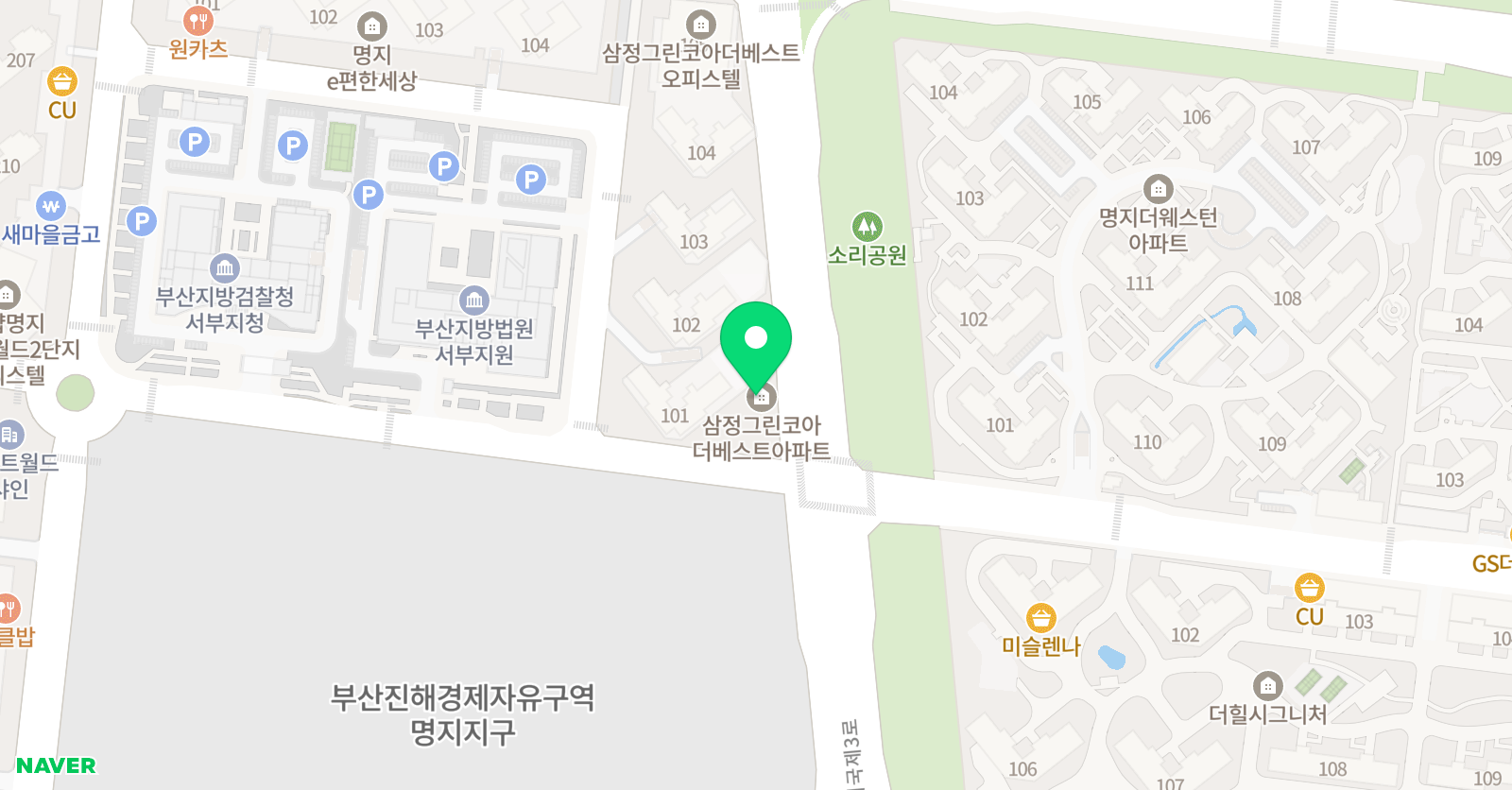 더올림 명지학원 위치