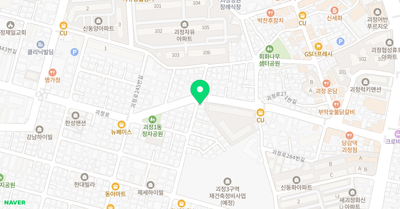 이화 초중전문학원 위치