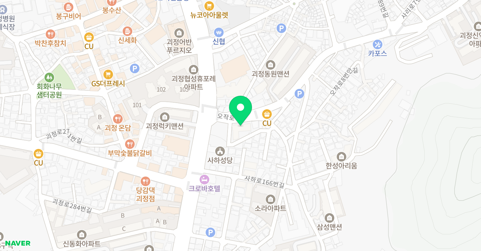 브니엘 수학영어과학전문학원 위치